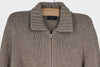 Collared Zip Cardigan