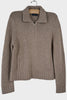 Collared Zip Cardigan