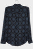 Sheer Emb Button Shirt