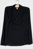 Drape Front LS Top