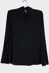 Drape Front LS Top