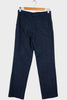 Denim Flannel Cuff Straight Leg