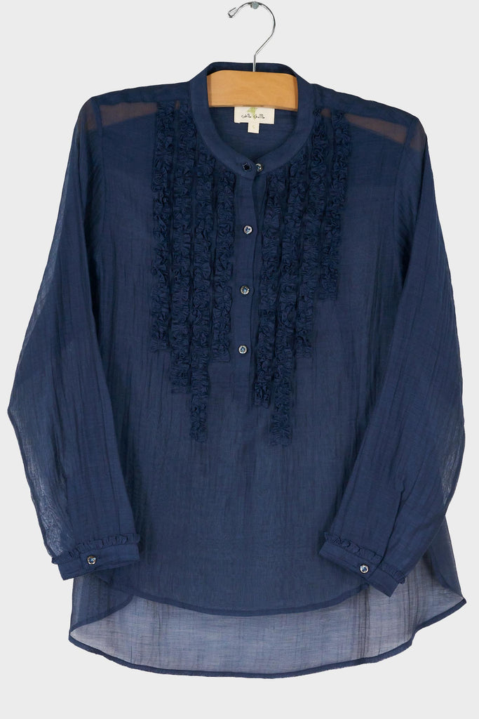 Ruffle LS Shirt