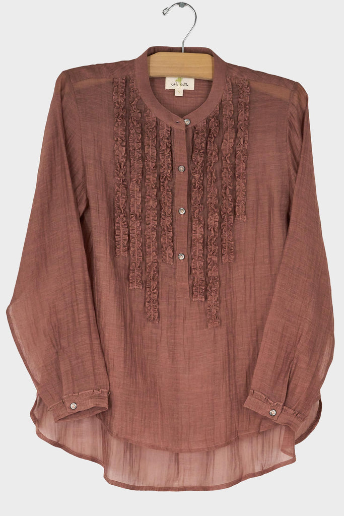 Ruffle LS Shirt