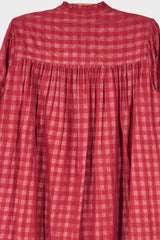 Gathered V Dress