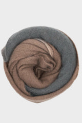 Open Knitted Triangle Scarf