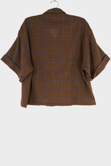 Boxy SS Big Check Jacket