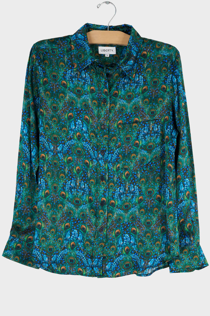 Peacock Manor Rlx Silk Shirt