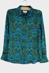 Peacock Manor Rlx Silk Shirt