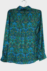 Peacock Manor Rlx Silk Shirt