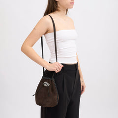 Suede Bucket Bag