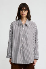 Button Front Stripe Shirt