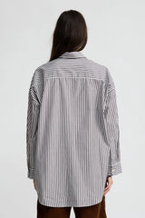 Button Front Stripe Shirt