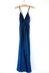Denim Strap Maxi Dress