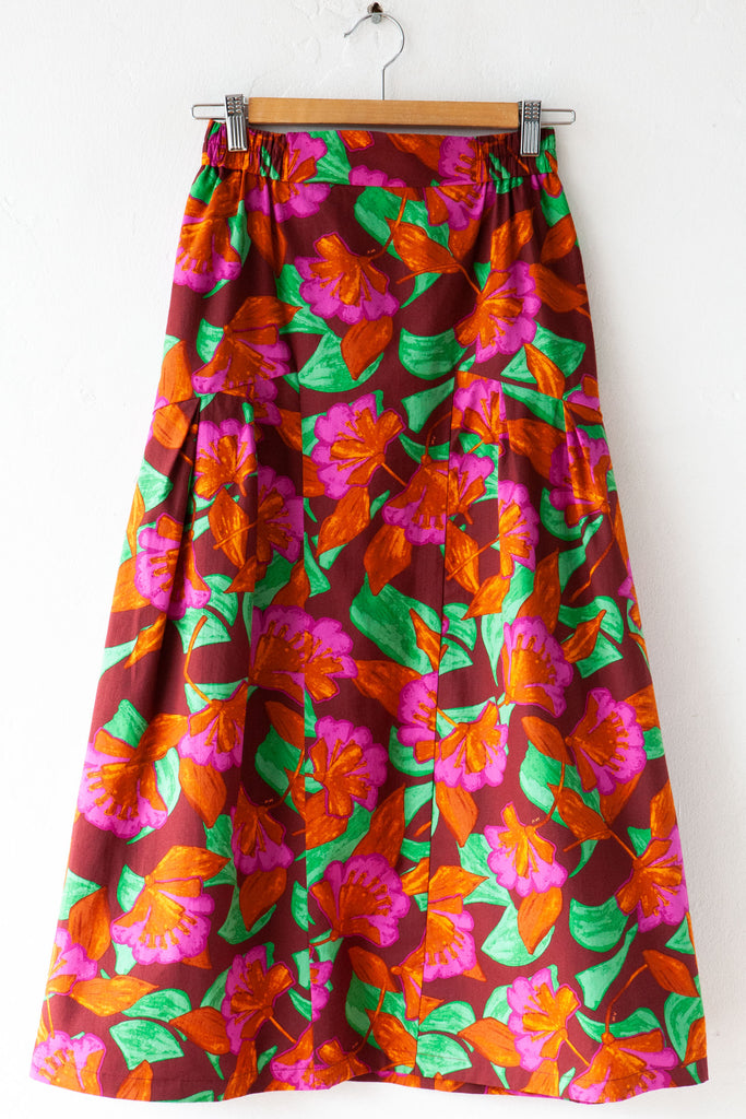 Flower Print Skirt
