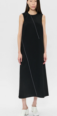 Diagonal Denim Dress