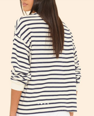 Honor Stripe Sweatshirt
