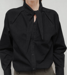 Scarf Collar Raglan