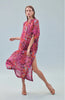 Floral Button Caftan