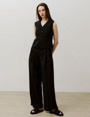 Summer Wool Wide Leg