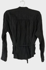 Linen Canvas Shirt Jacket