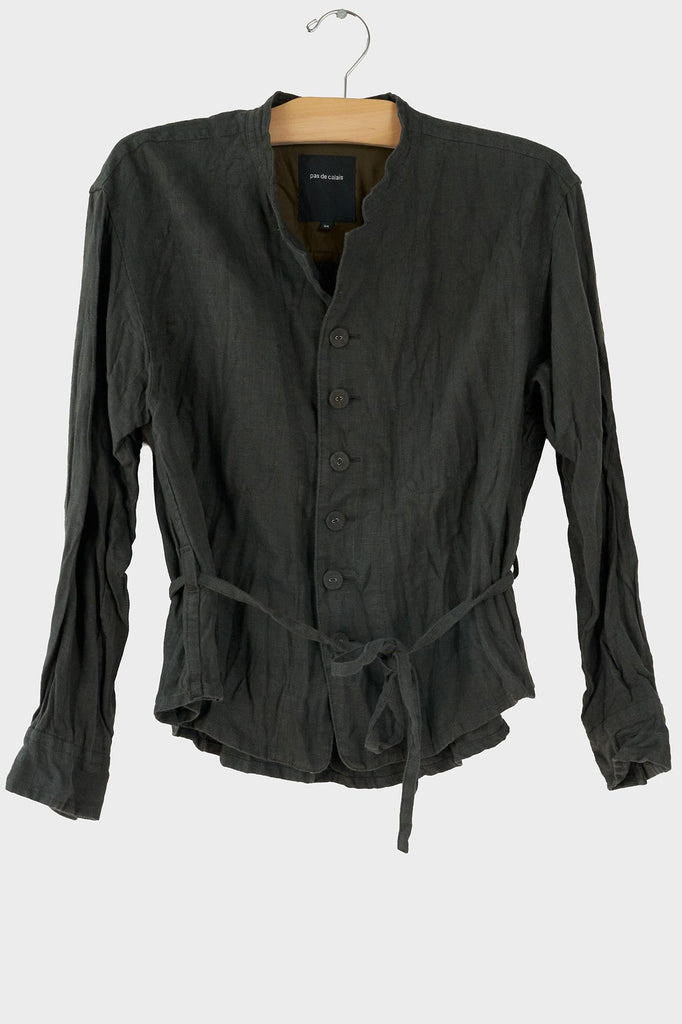 Linen Canvas Shirt Jacket