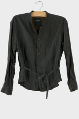 Linen Canvas Shirt Jacket