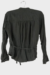Linen Canvas Shirt Jacket