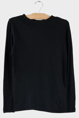 Cotton/Wool Jersey Rib Crew