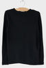 Cotton/Wool Jersey Rib Crew