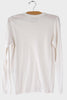 Cotton/Wool Jersey Rib Crew