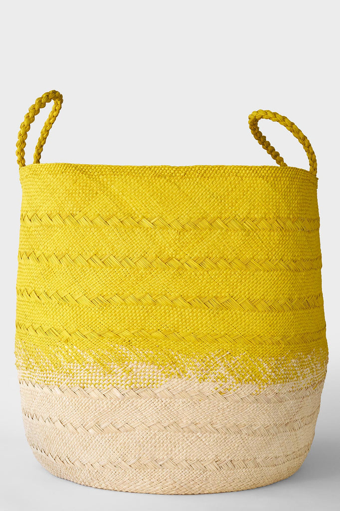 Handwoven Handled Basket