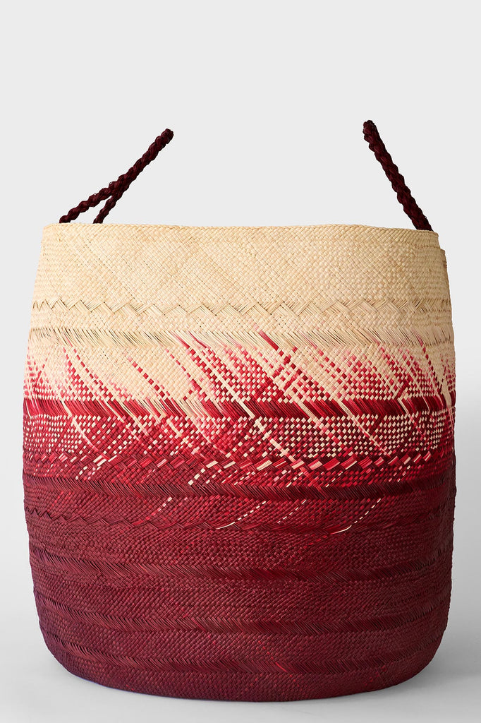 Handwoven Handled Basket