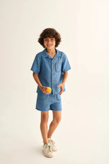 Gale Denim Gauze Shirt