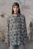 Pleated Floral Shirt