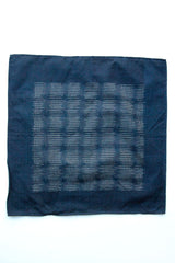 Grid Ikat Indigo Napkin