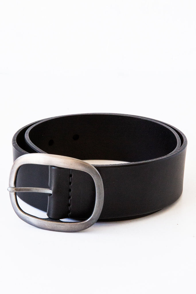 Johnny Farah Black/Silver Saddle Belt