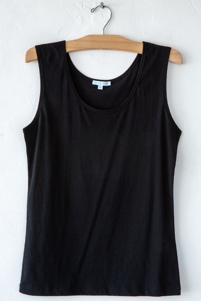 lost & found black vintage tank