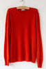 Cashmere Crew Rust