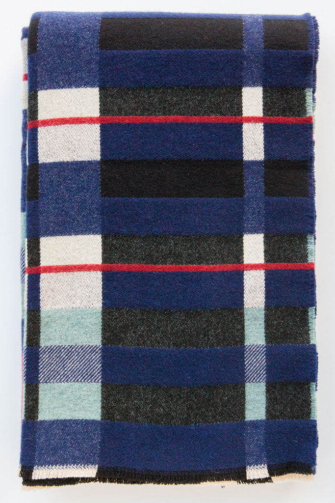 Stolzl Indigo Throw Indigo