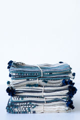 Tassel Side Stripes Napkin Set