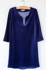 Verushka Dress, Deep Blue