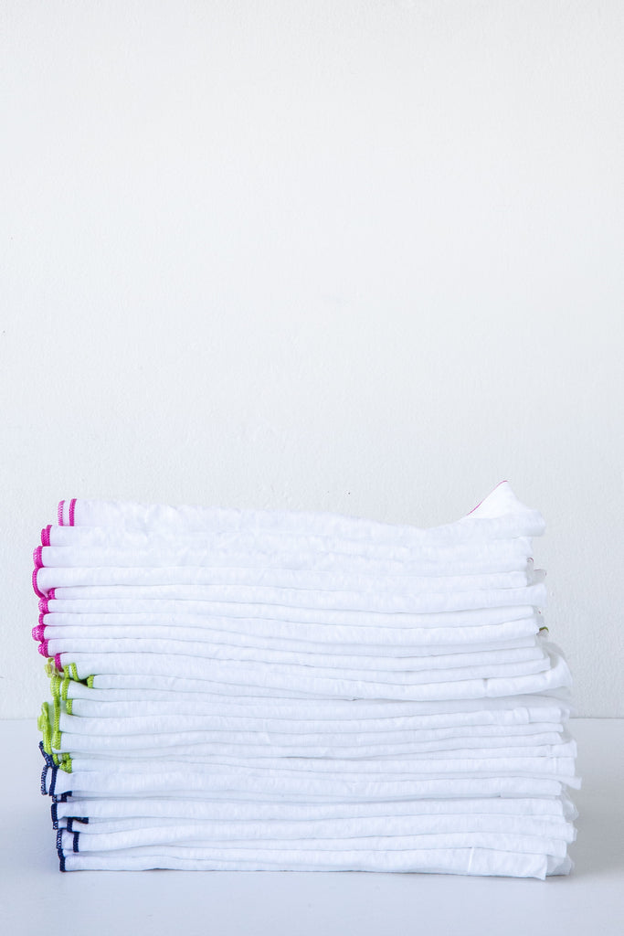 Lost & Found Lockstitch Linen Napkin