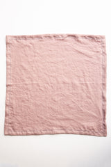 Lost & Found Mauve Hemstitch Linen Napkin
