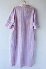 Stripe S/S Midi Dress