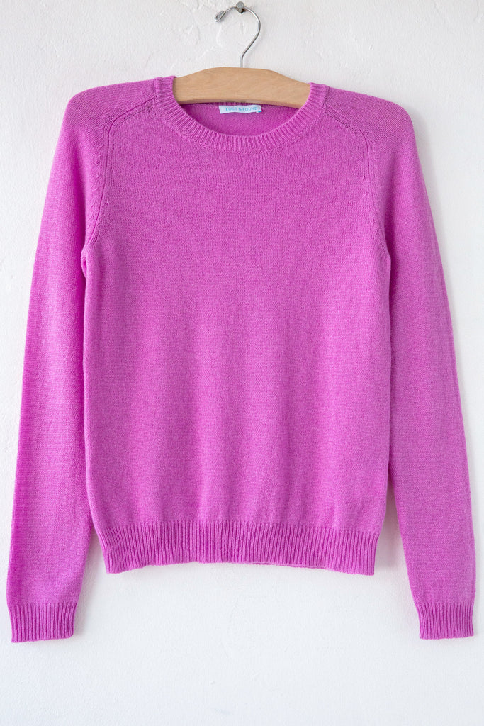 Cashmere Raglan Crew