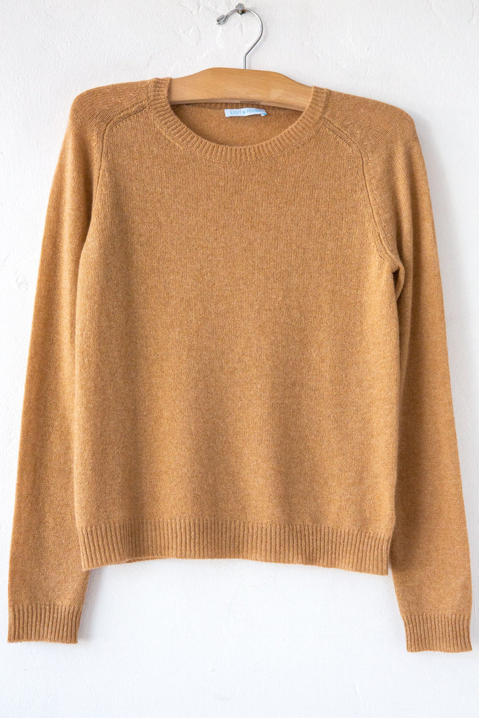 Cashmere Raglan Crew