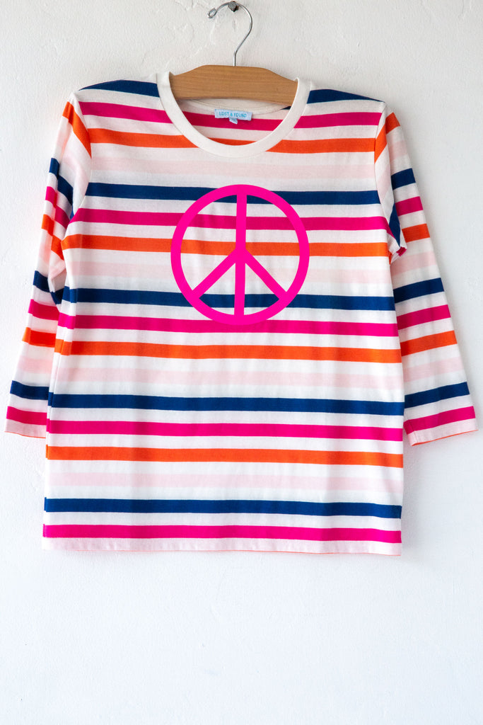 Peace 3/4 Sleeve Tee