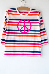 Peace 3/4 Sleeve Tee