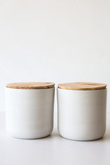 Sandstone Bowl with Olive Wood Lid